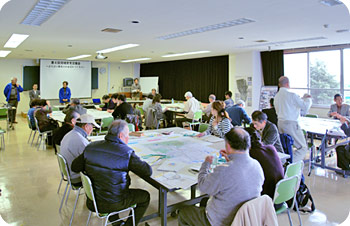 猪名川をより良い川にするため、ワークショップ形式で意見交換を行いました