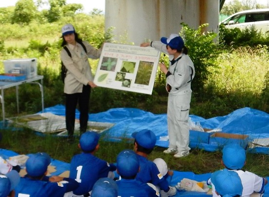 河川レンジャー事務局の説明