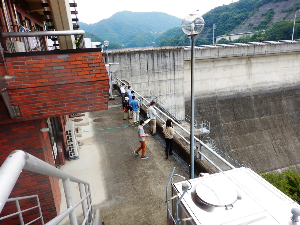 一庫ダムの見学