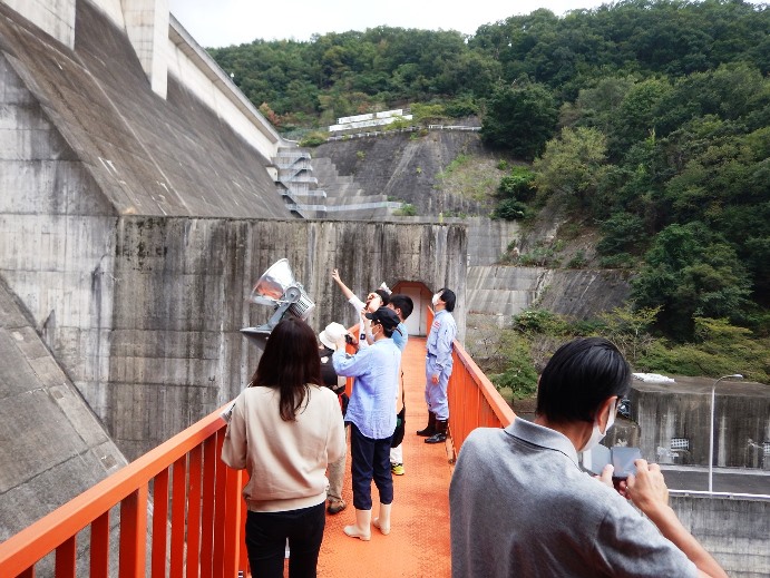 一庫ダムの見学