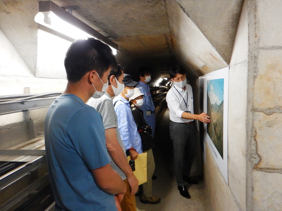 一庫ダム内部の様子