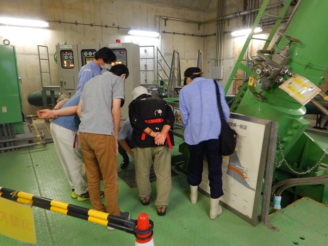 一庫ダム内部の様子