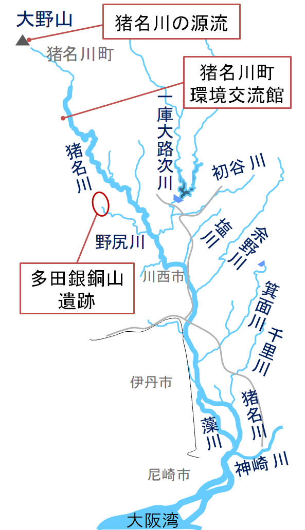 視察地点位置図