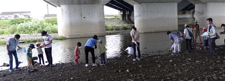 川の様子の観察