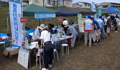 猪名川レンジャーの出展ブース