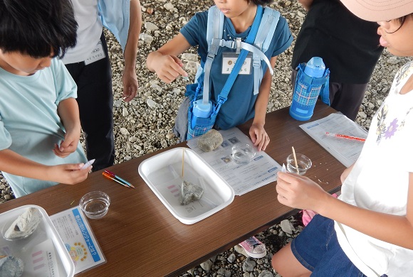 水質パックテストの体験