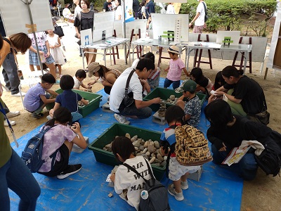 猪名川の石ころチャレンジ