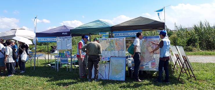 猪名川レンジャーの出展ブース