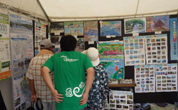 入賞作品・応募作品パネルの展示